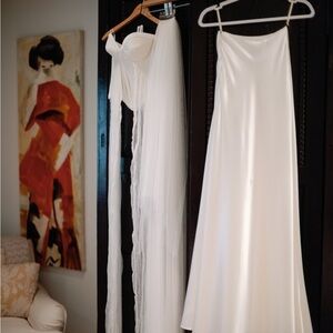 Danielle Frankel Tulle Veil with Blusher